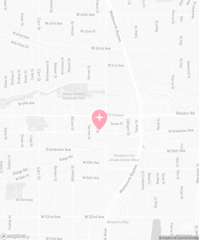 Map of Tutu School Arvada