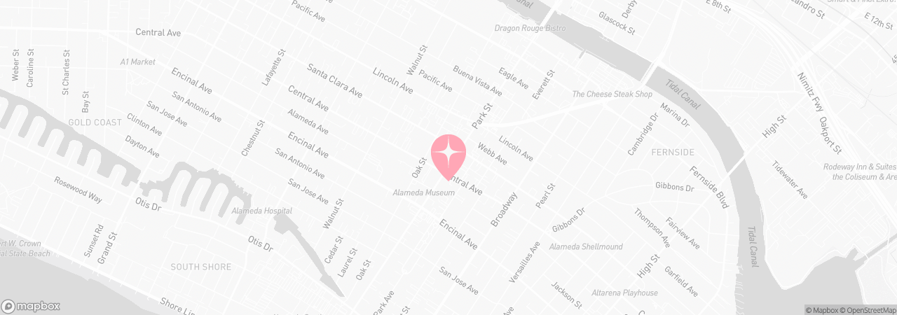 Map of Tutu School Alameda