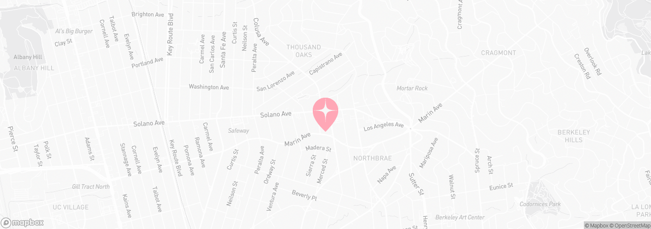 Map of Tutu School Berkeley