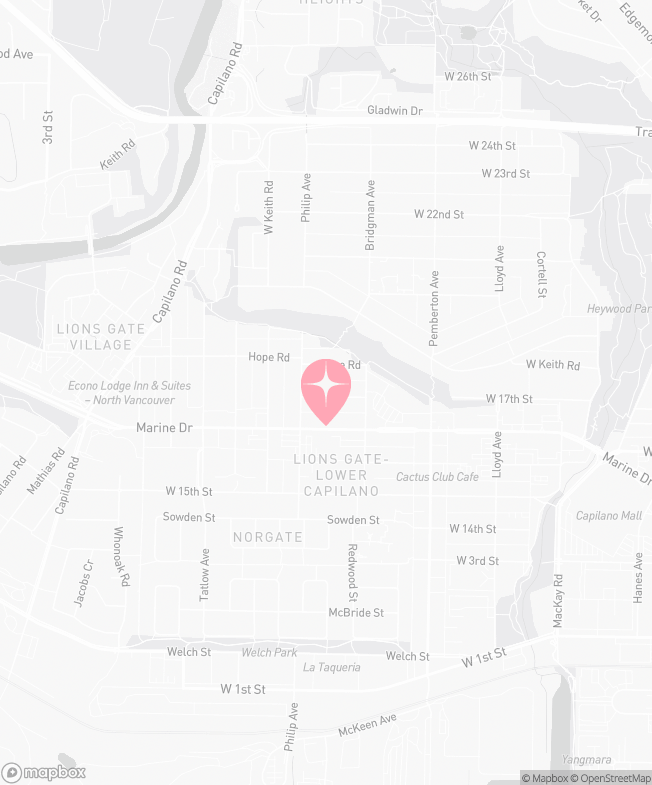 Map of Tutu School Huntington Beach