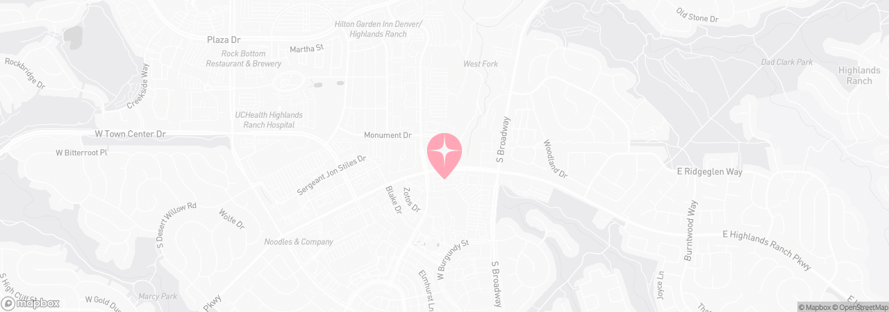 Map of Tutu School Highlands Ranch