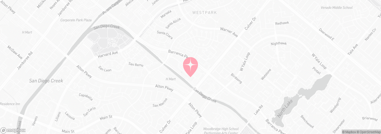 Map of Tutu School Irvine