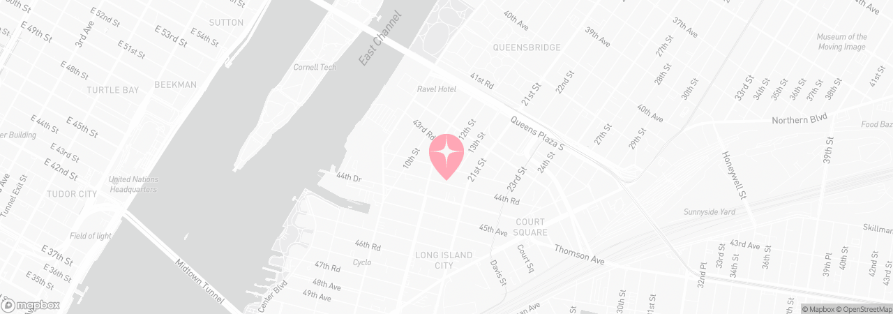 Map of Tutu School Long Island City