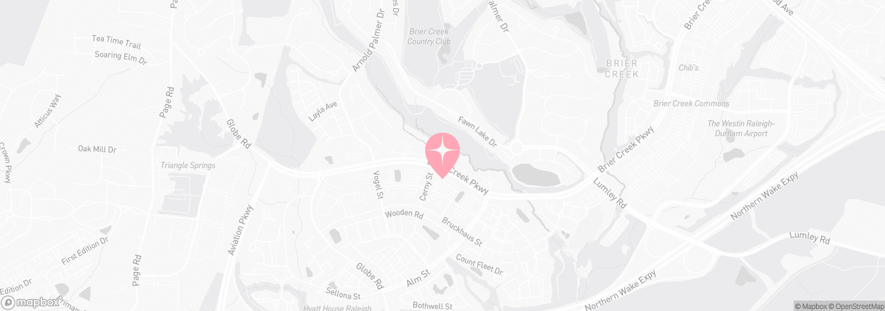 Map of Tutu School Brier Creek