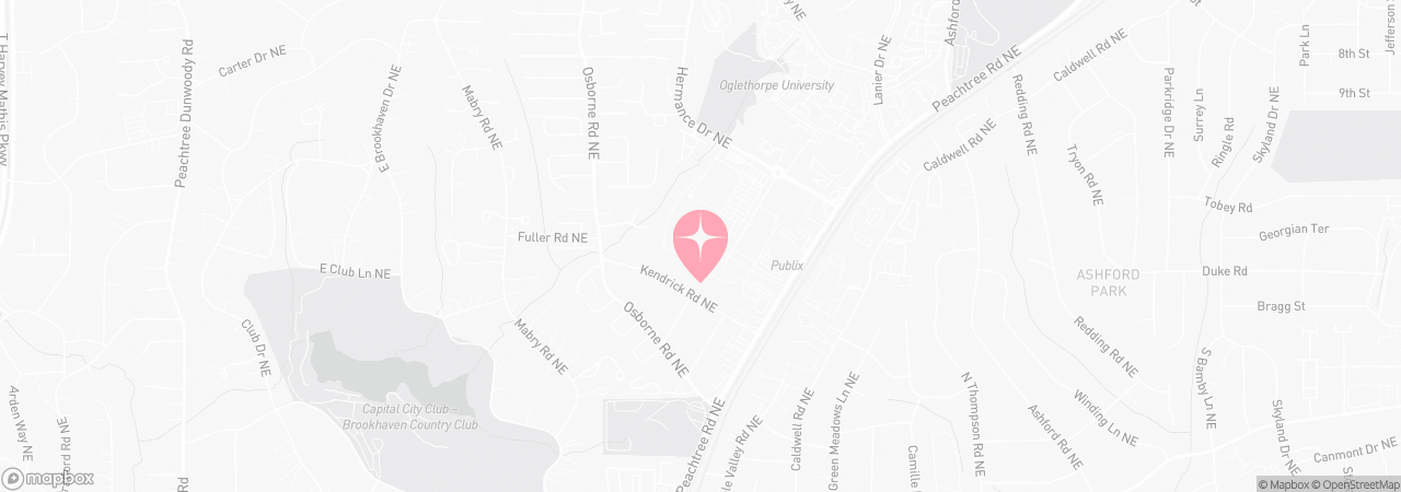 Map of Tutu School Brookhaven