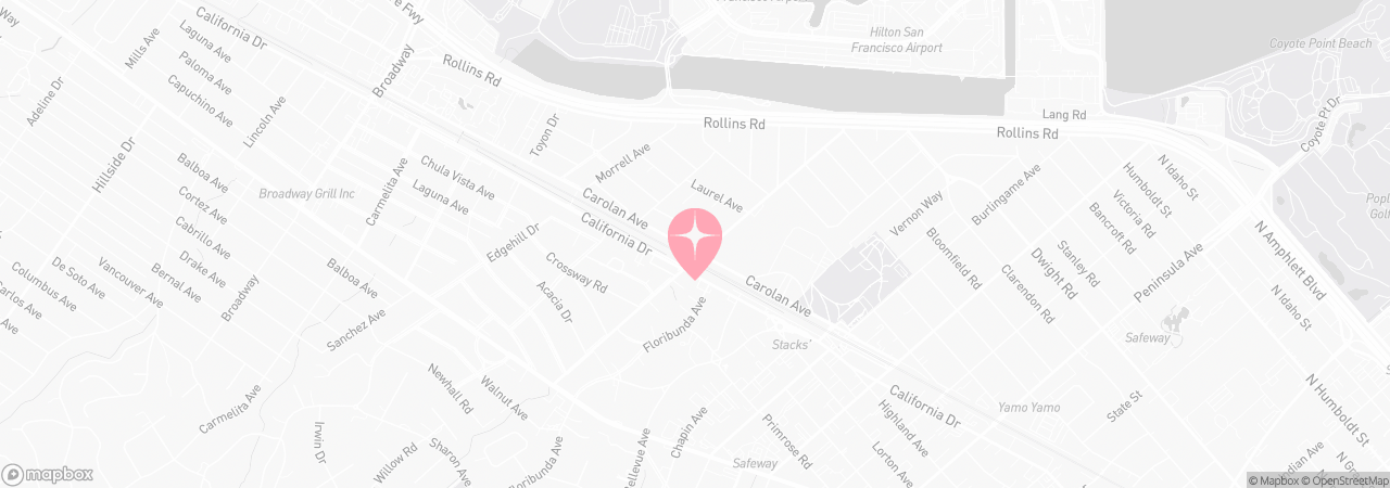 Mapa de Tutu School Burlingame