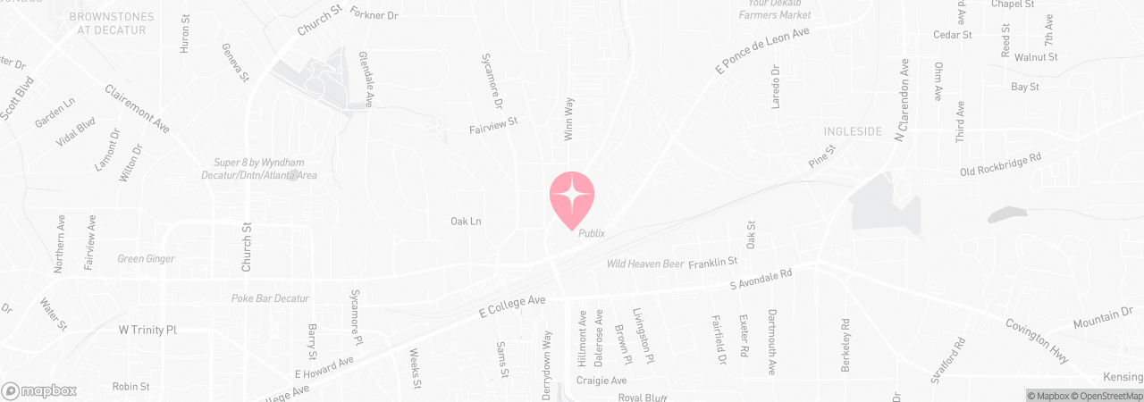 Map of Tutu School Decatur