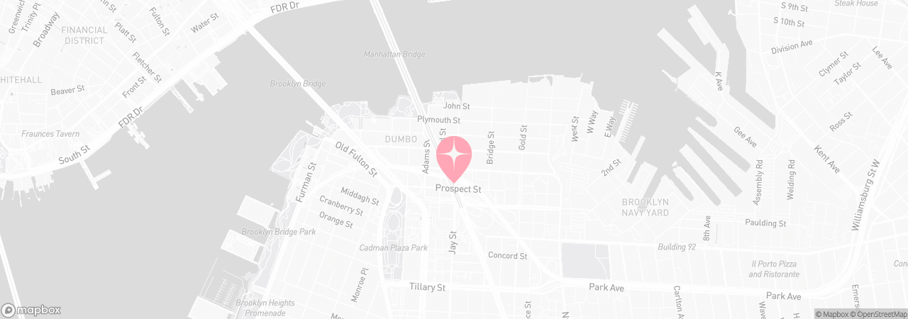 Mapa de Tutu School Dumbo