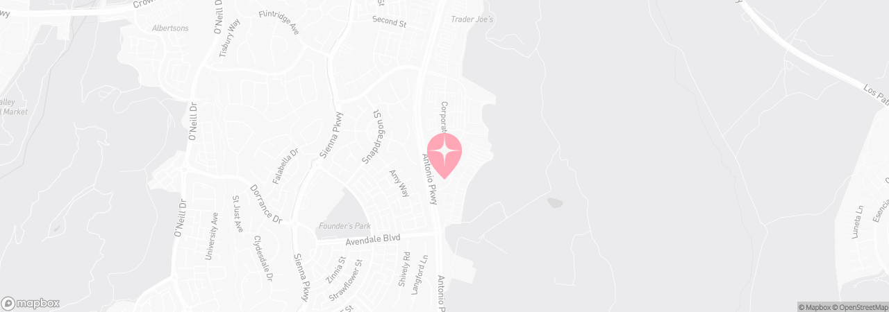 Map of Tutu School Ladera Ranch