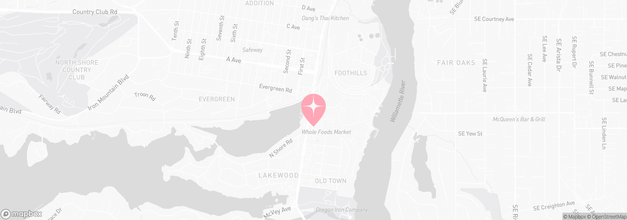 Map of Tutu School Lake Oswego