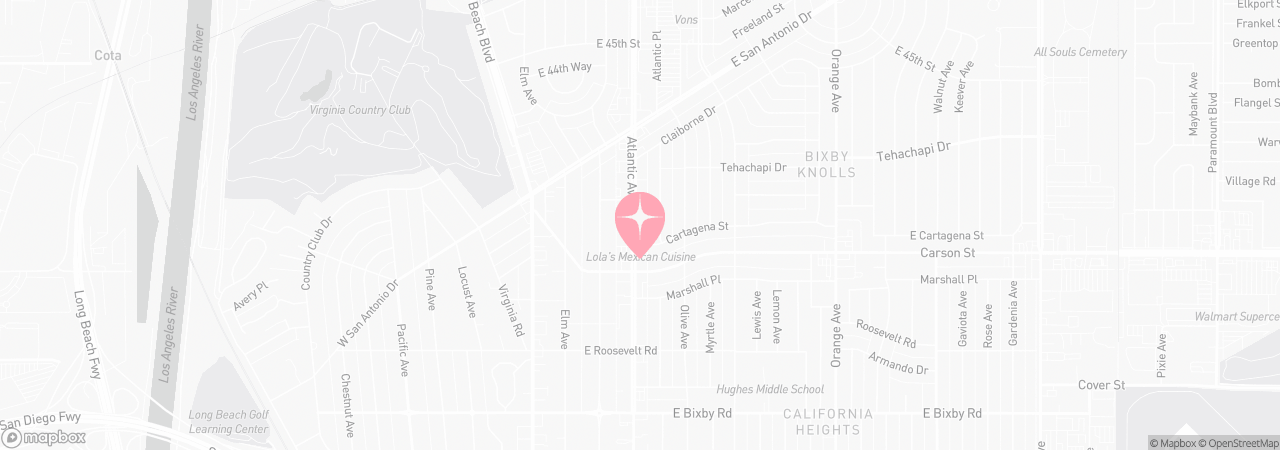 Mapa de Tutu School Long Beach