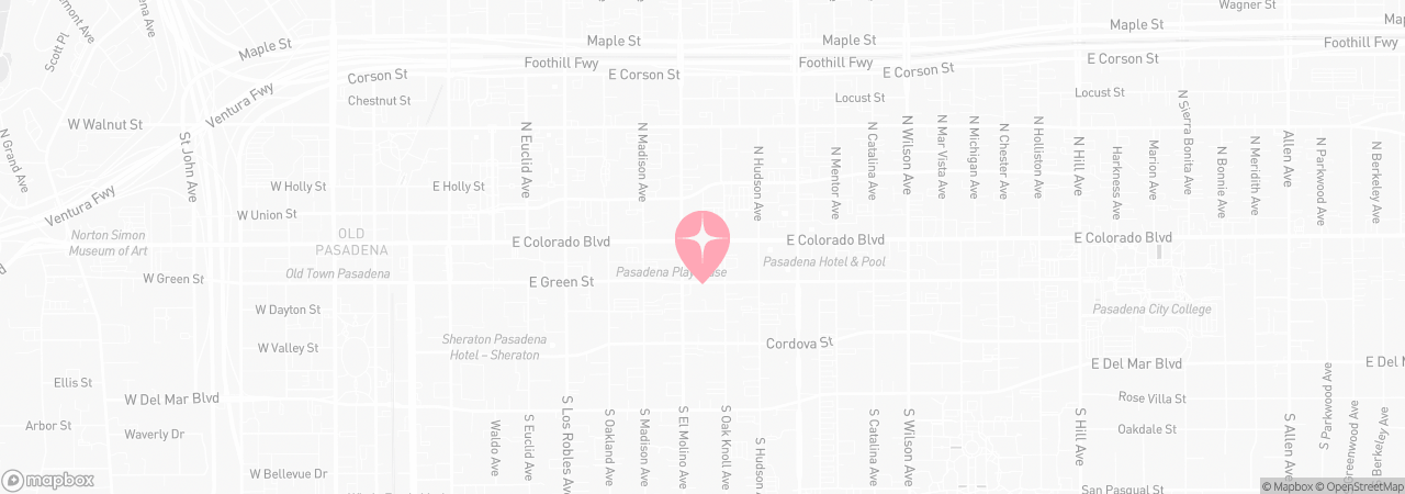 Mapa de Tutu School Pasadena