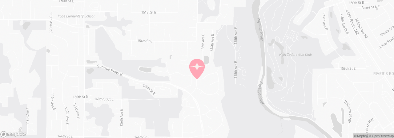 Mapa de Tutu School Puyallup