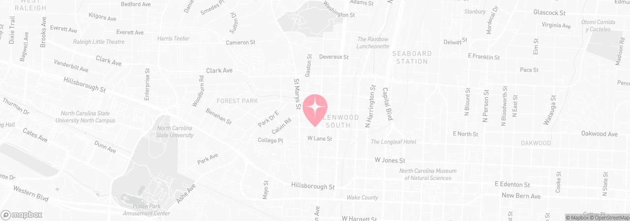 Mapa de Tutu School Raleigh