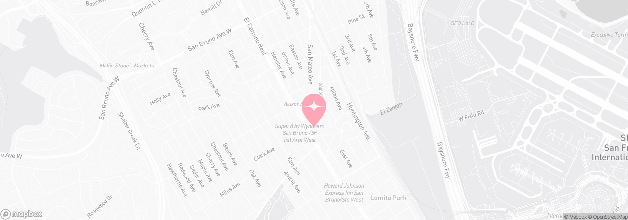 Mapa de Tutu School San Bruno