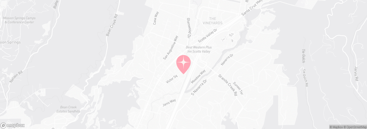 Map of Tutu School Scotts Valley