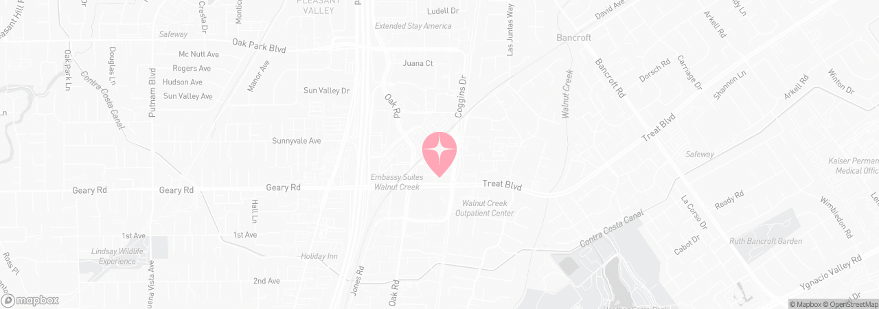 Map of Tutu School Walnut Creek