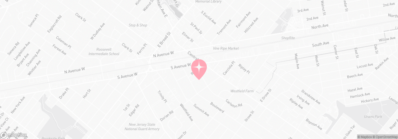 Mapa de Tutu School Westfield