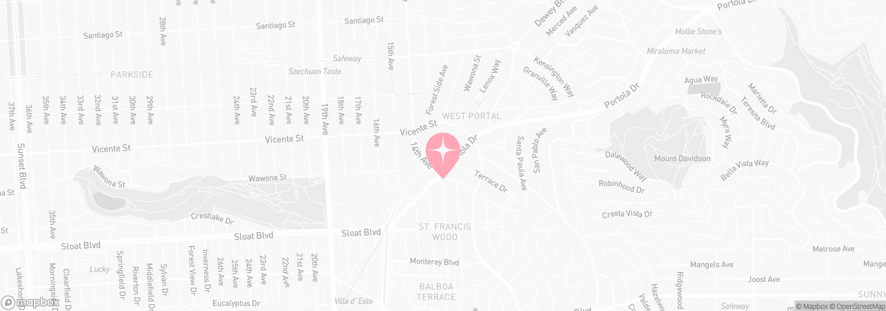 Map of Tutu School West Portal
