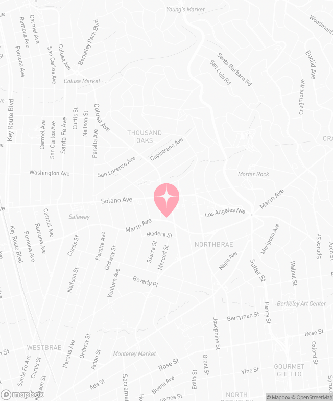 Map of Tutu School Berkeley