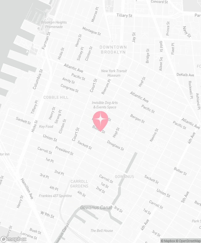 Mapa de Tutu School Boerum Hill