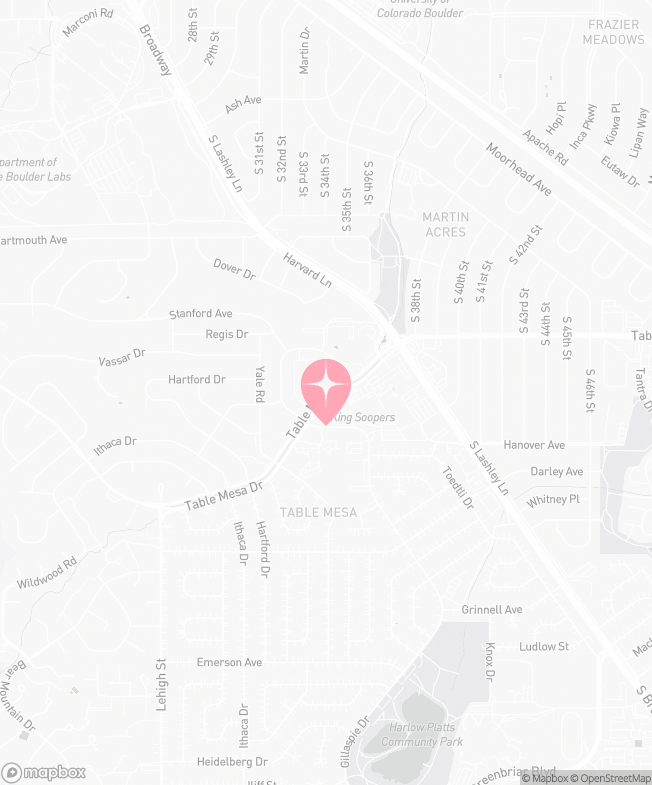 Mapa de Tutu School Boulder