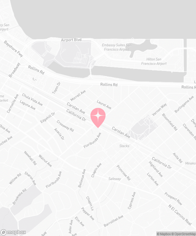 Mapa de Tutu School Burlingame