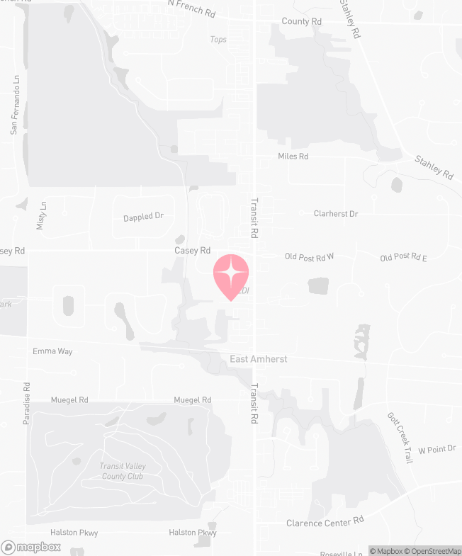 Mapa de Tutu School East Amherst