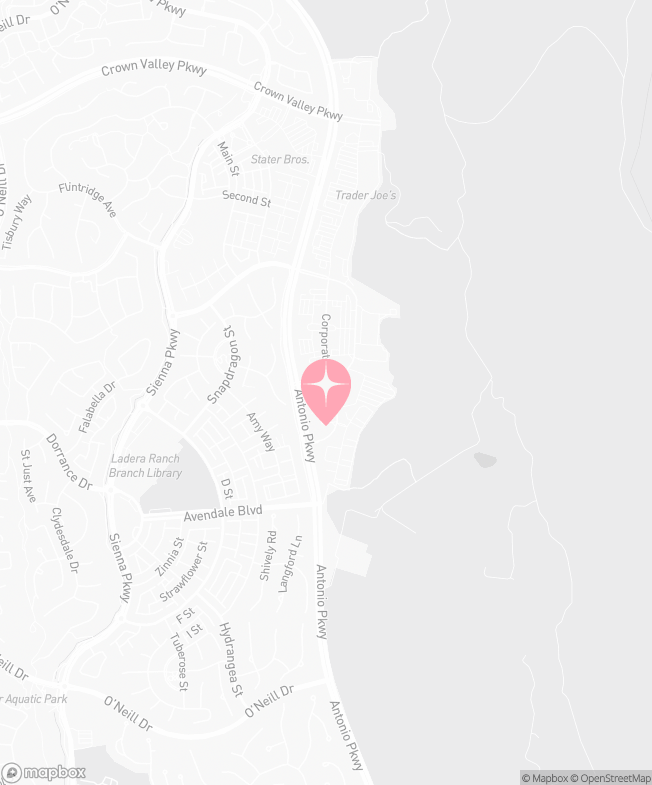 Mapa de Tutu School Ladera Ranch