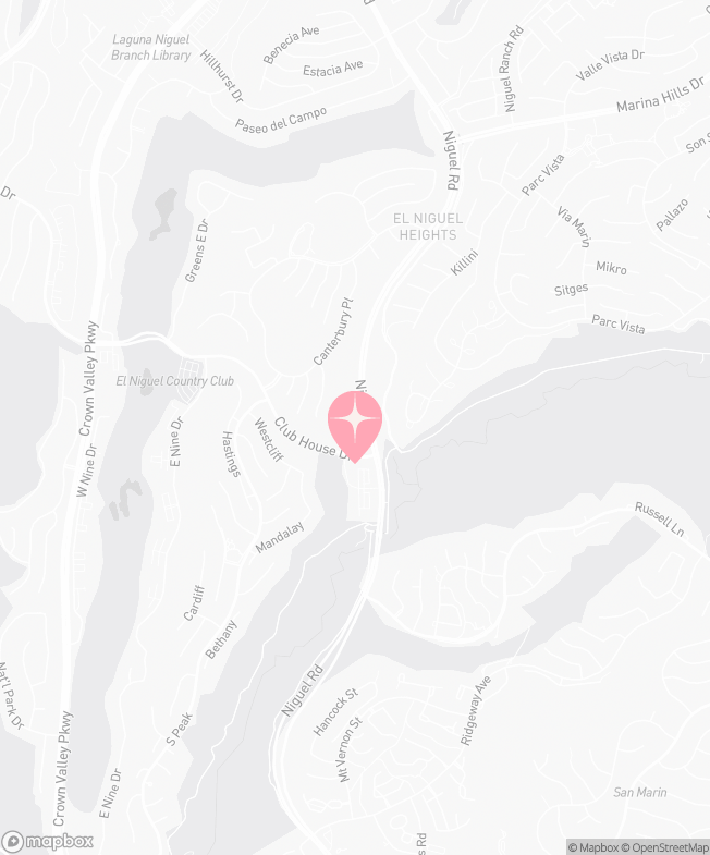 Map of Tutu School Laguna Niguel