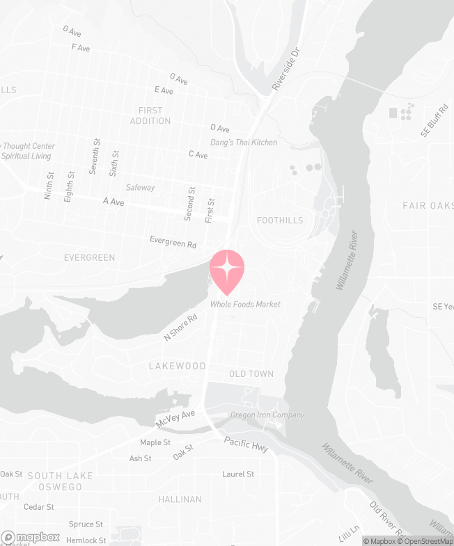 Map of Tutu School Lake Oswego