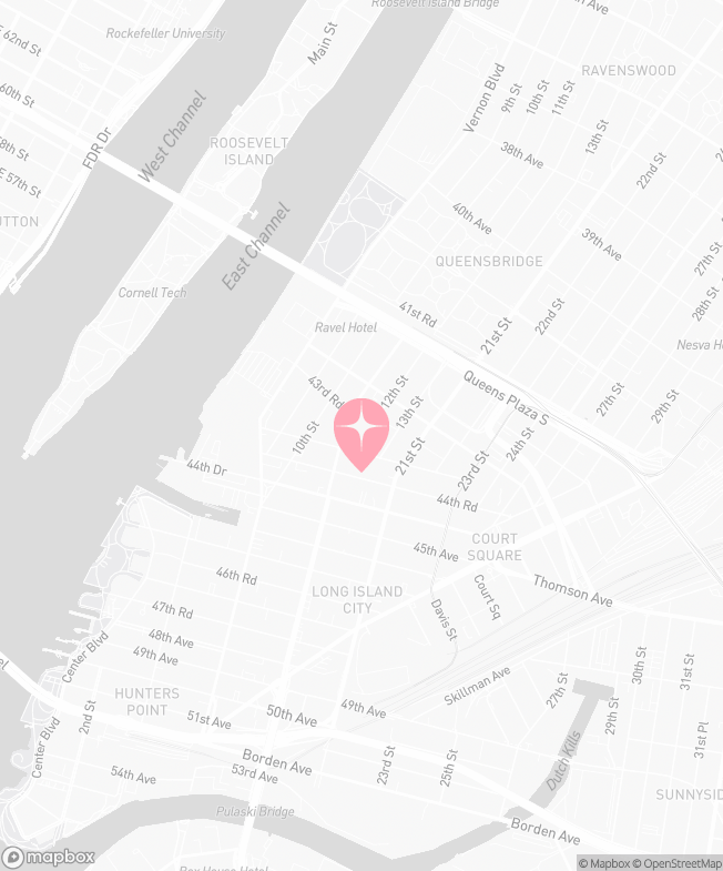 Mapa de Tutu School Long Island City