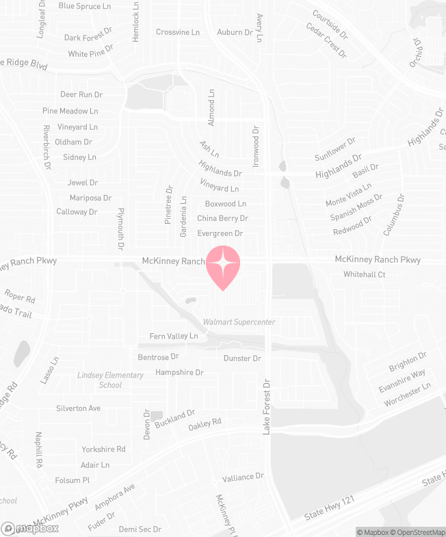 Map of Tutu School McKinney