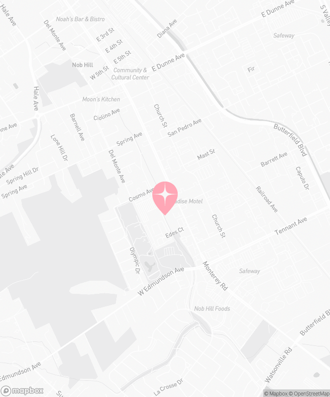 Map of Tutu School Morgan Hill