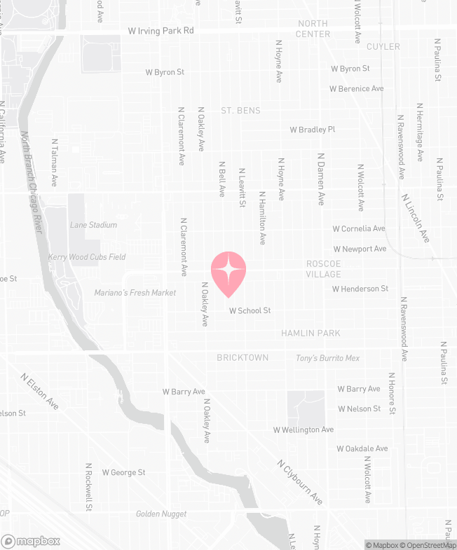 Map of Tutu School Roscoe Village