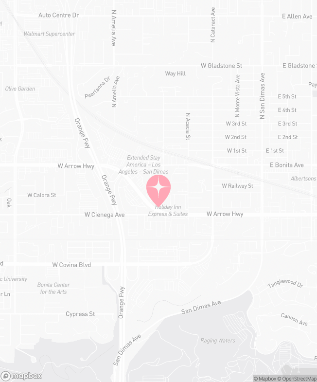 Mapa de Tutu School San Dimas