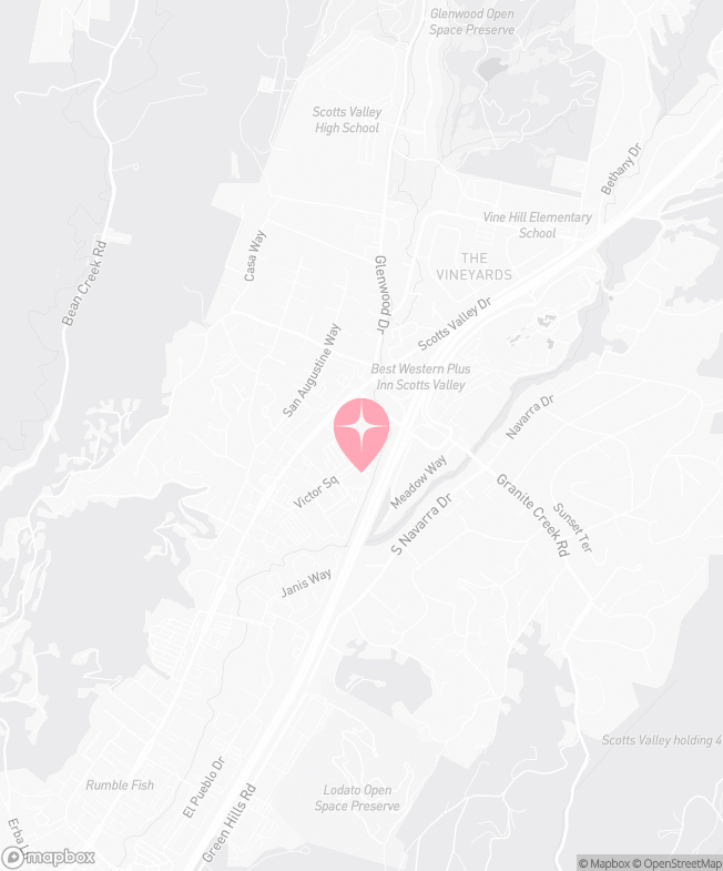 Map of Tutu School Scotts Valley