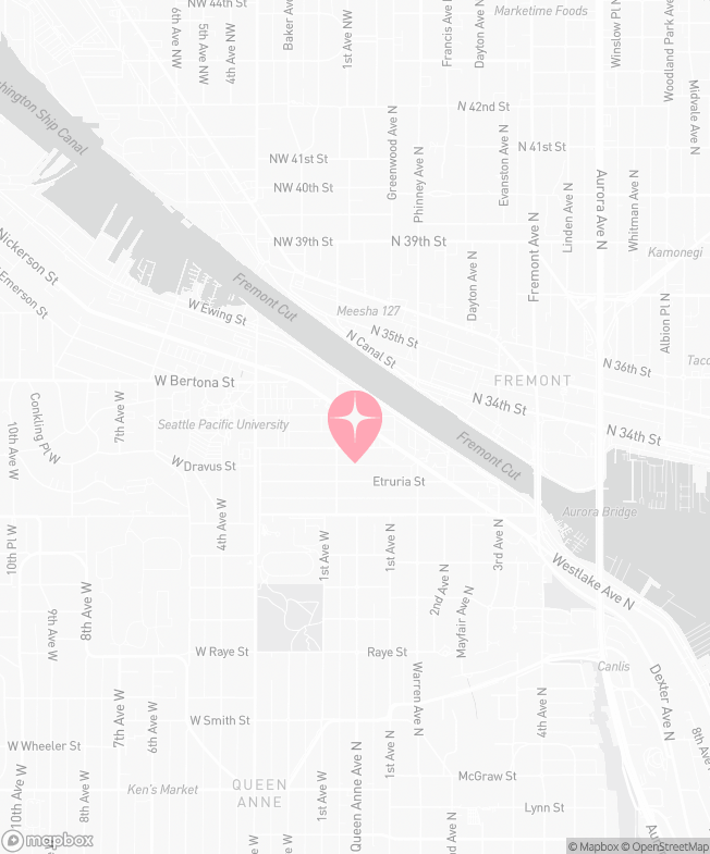 Mapa de Tutu School Seattle