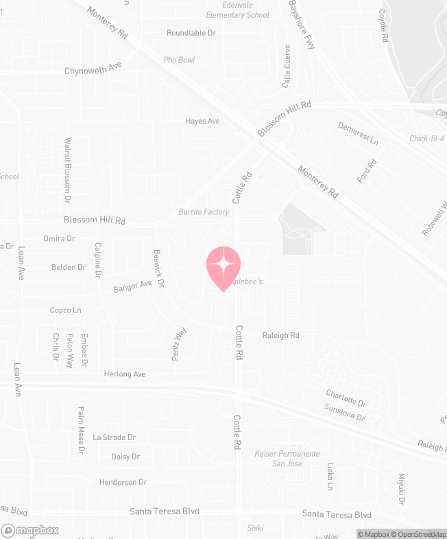 Mapa de Tutu School South San Jose