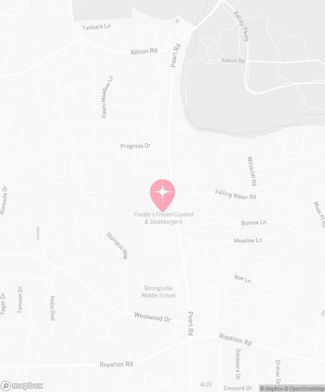 Mapa de Tutu School Strongsville