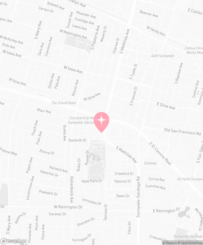 Mapa de Tutu School Sunnyvale