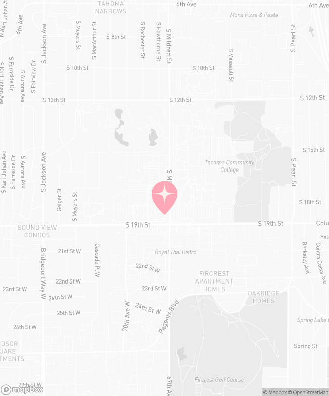 Mapa de Tutu School Tacoma