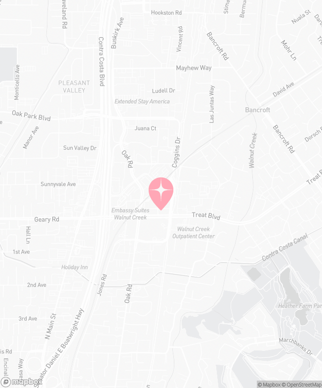 Mapa de Tutu School Walnut Creek