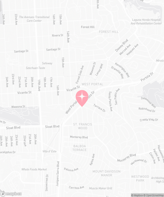 Map of Tutu School West Portal