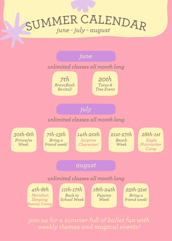 Calendario de verano ilimitado