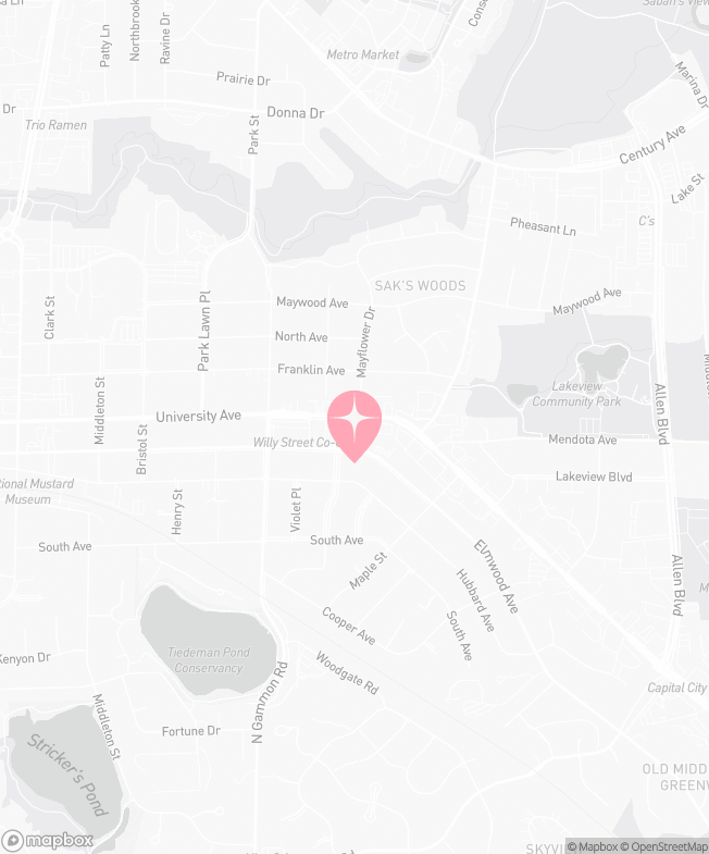 Mapa de la Tutu School Middleton