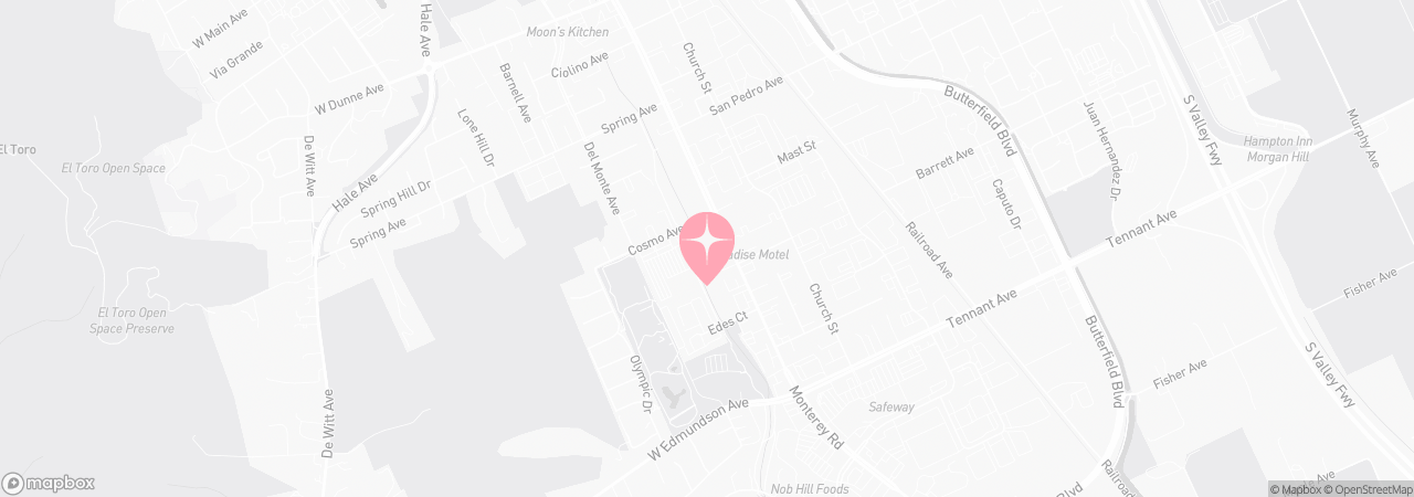 Map of Tutu School Morgan Hill