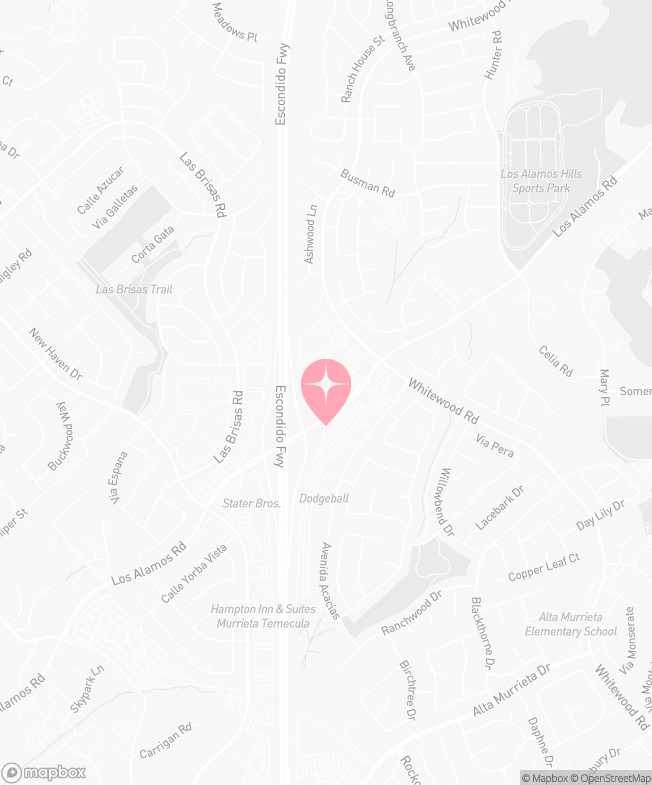 Map of Tutu School Murrieta
