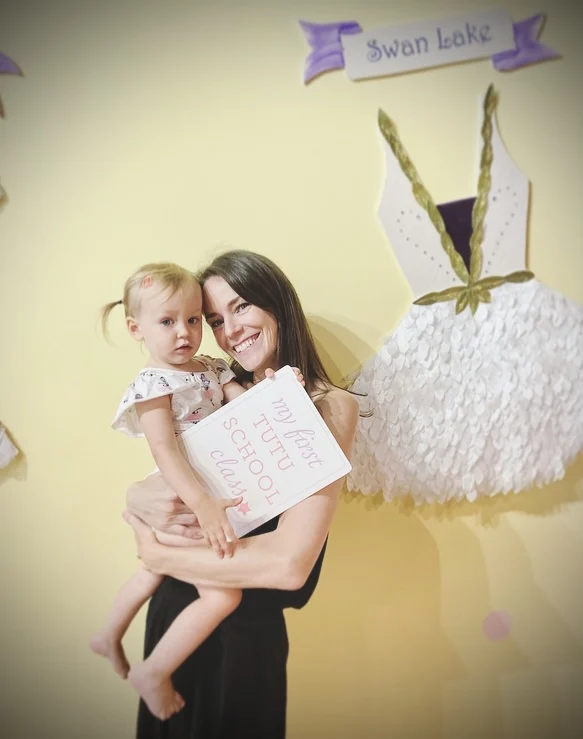 toddler ballerina's first ballet class at Tutu School Raleigh

