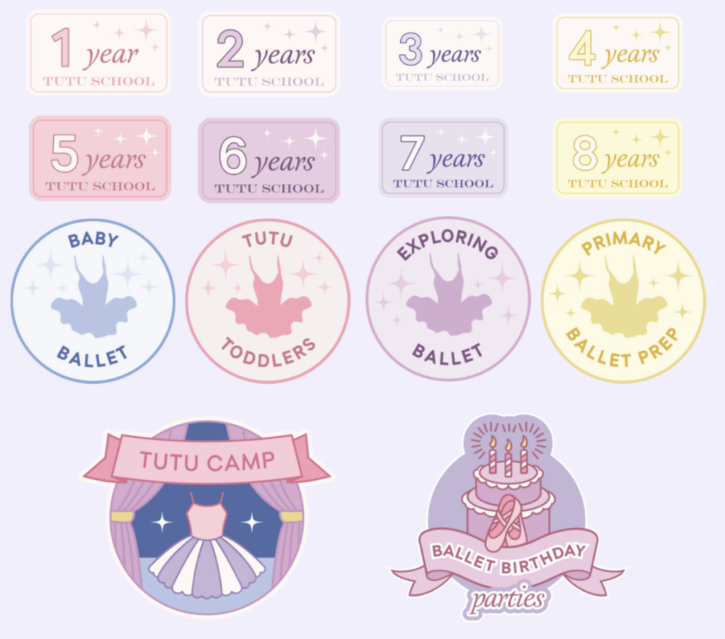 Milestone patches at Tutu School Wilmington